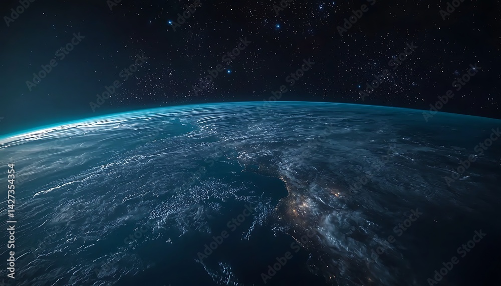 Fototapeta premium Earth from Space, Night View