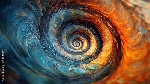 colorful abstract swirl