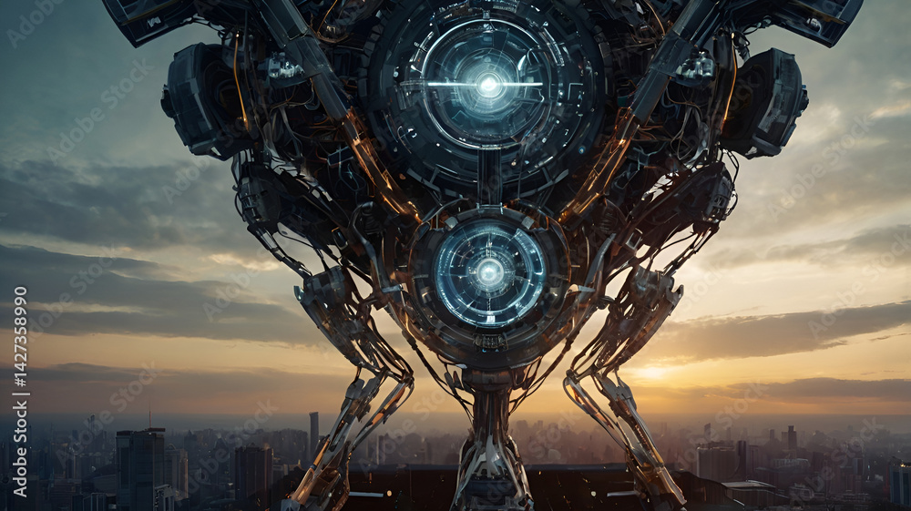 Fototapeta premium Digital transformation conceptual for next generation technology era 