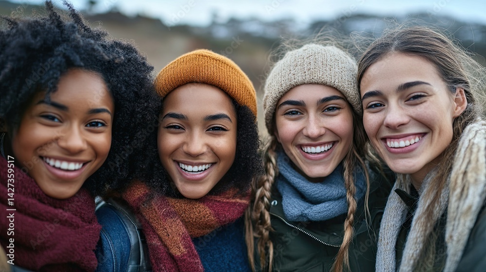 Diverse Group of Au Pair Companions Enjoying Quality Time Diverse Group of Au Pair Companions Enjoying Quality Time