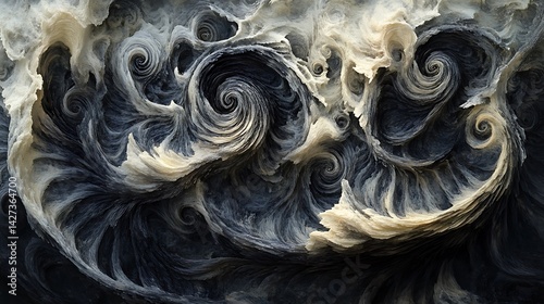 colorful abstract swirl