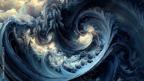 colorful abstract swirl