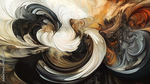 colorful abstract swirl