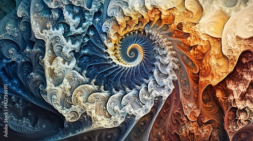colorful abstract swirl