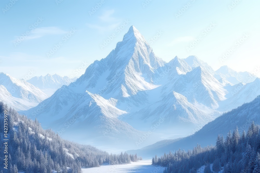 Obraz premium Mountain Scenery Beauty