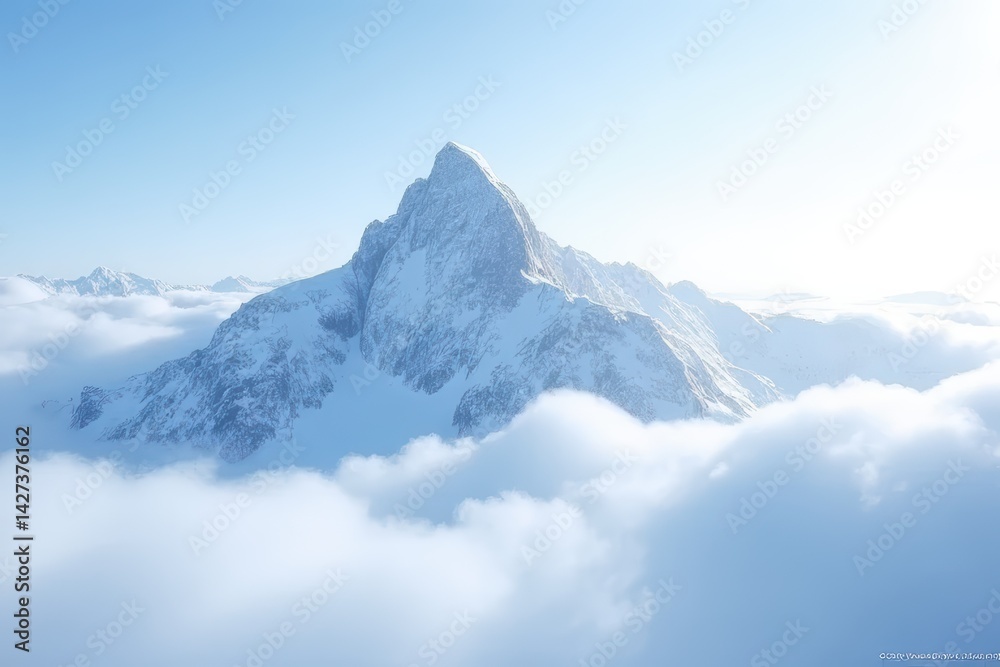 Fototapeta premium Mountain Snow Peaks