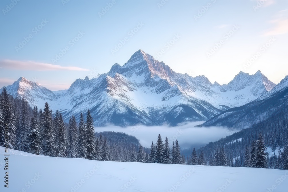 Fototapeta premium Snow Peaks Panorama