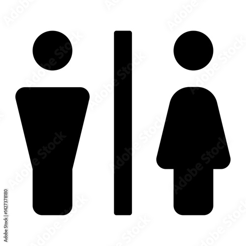 restroom sign icon