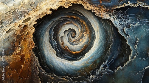 colorful abstract swirl