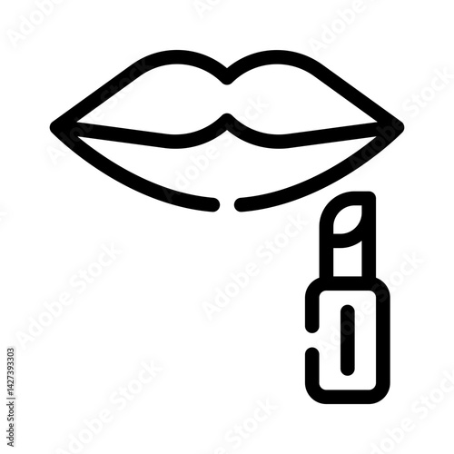 lips line icon
