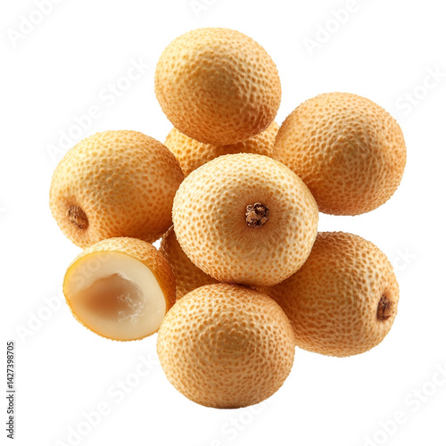 Golden Kiwano Melons Exotic Fruit Cluster