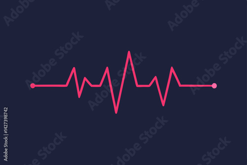 heart beat on monitor