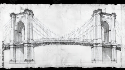 Detailed bridge sketch
