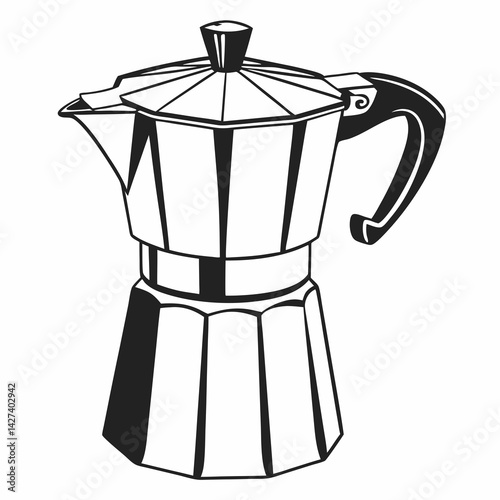 coffee maker isolated on white background