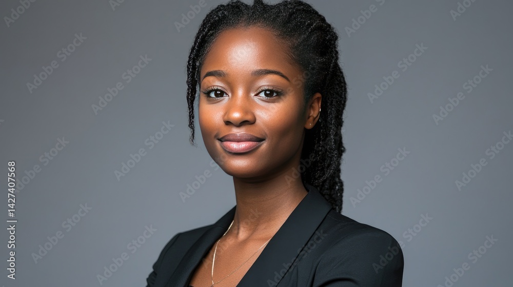 Portrait of a Confident Black Woman
