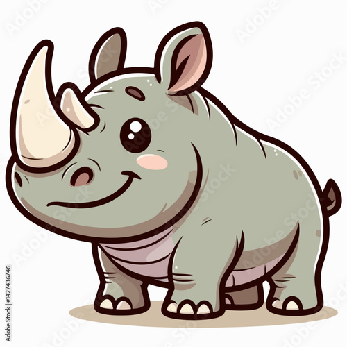 rhinoceros vector illustration