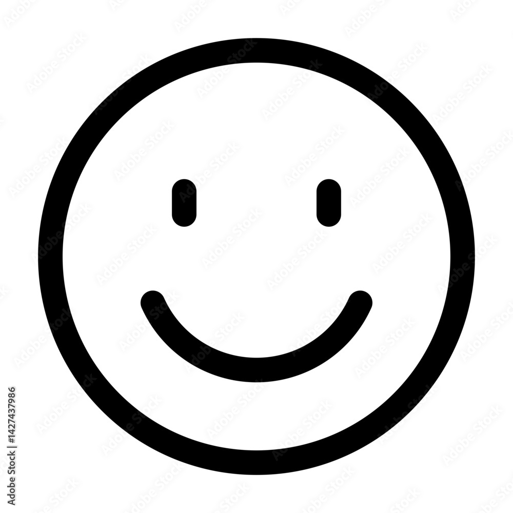 Fototapeta premium Smile Icon
