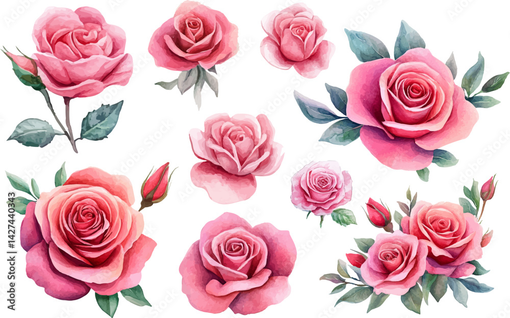 seamless pattern with pink roses seamless pattern with pink roses