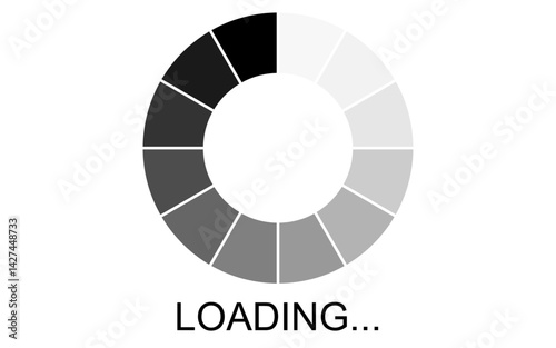 Loading Icon PNG Transparent image, thick loading stock image