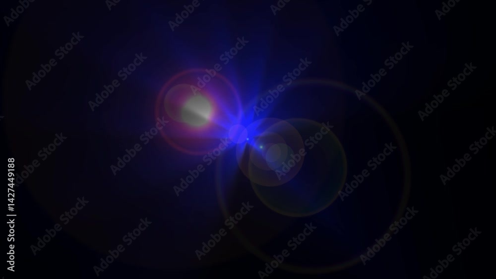 Beautiful blinking optical lens flare on black background. animated Light Beam or Light Spot effect Background. Loop optical light effect 4k animation, bright optical lens flare transitions black scr Beautiful blinking optical lens flare on black background. animated Light Beam or Light Spot effect Background. Loop optical light effect 4k animation, bright optical lens flare transitions black scr