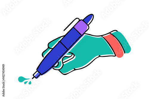 Stationery icons. Retro. Pop. Cute.