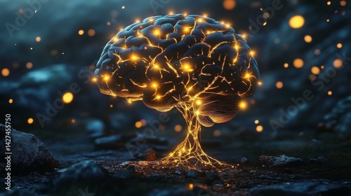 brain image in space