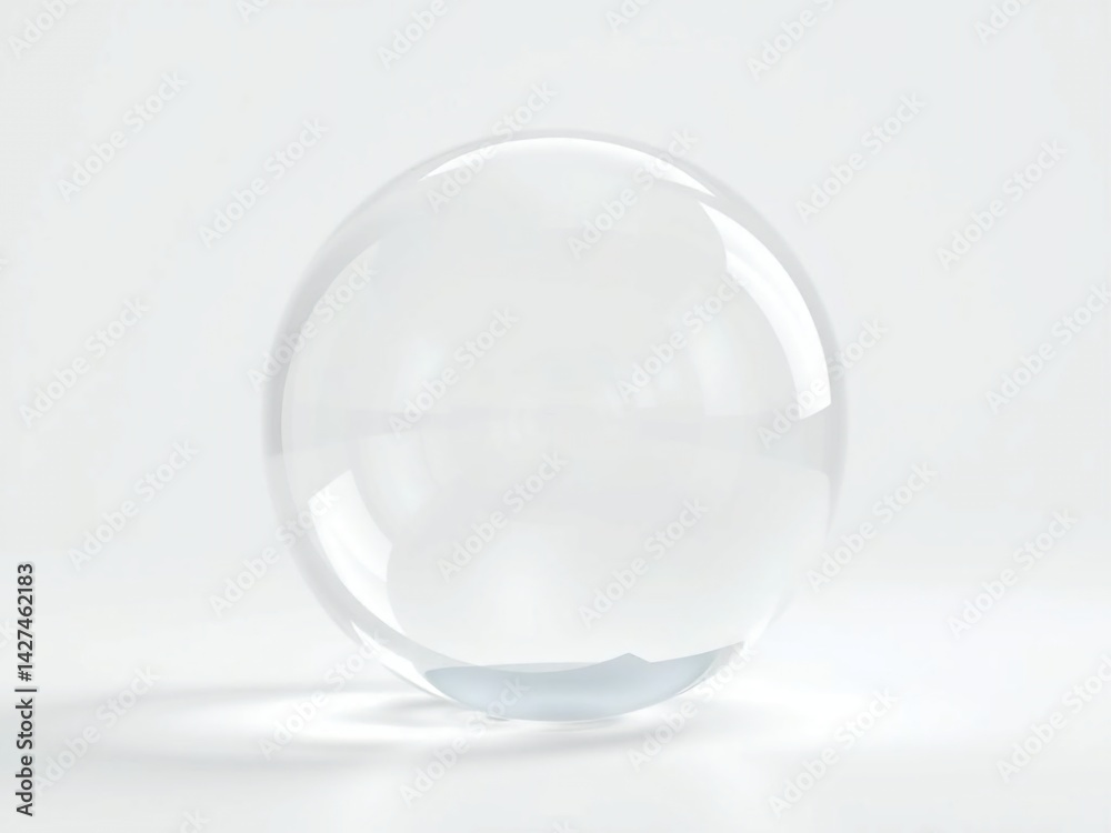 crystal ball on white background. ball, glass, sphere, bubble, globe, crystal, light, water, sky, 3d, soap, transparent, circle, blue, round, shiny, color, reflection, liquid, magic, air, clear, natur
