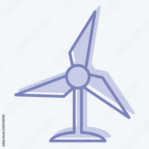 Icon Sustainable Development. related to Development symbol. two tone style