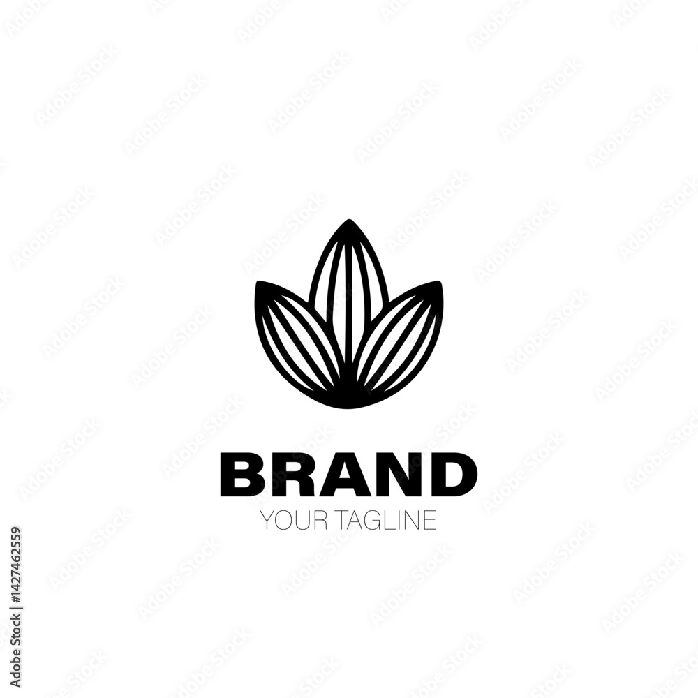Fototapeta premium Cocoa Logo. Cocoa Logo Design. Cocoa Logo Brand. Cocoa Logo Vector Design Isolated on White Background