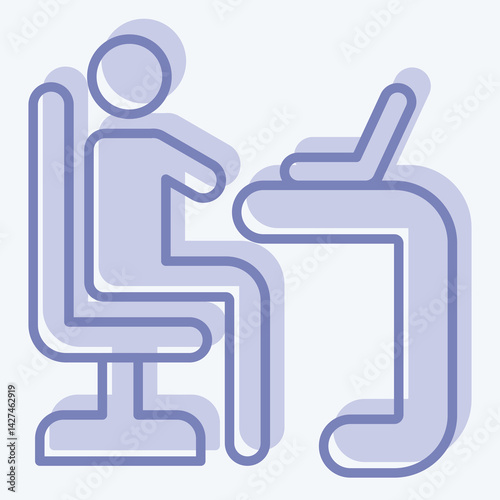 Icon Learner. related to Development symbol. two tone style