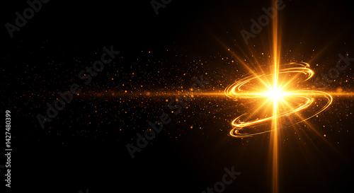 radiant golden sunburst digital wallpaper