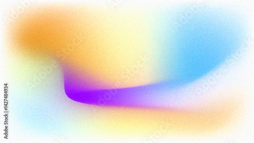 Blurry pastel purple, blue, orange, and, yellow colors background. Perfect for designs requiring soft, dreamy, and colorful backdrop, like invitations or social media posts.