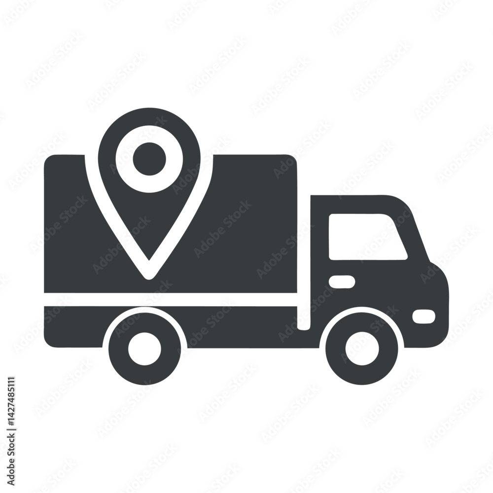 delivery truck icon delivery truck icon