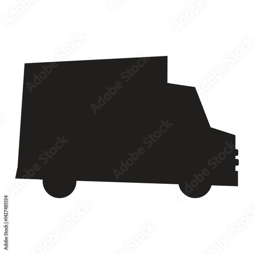 truck isolated on white
