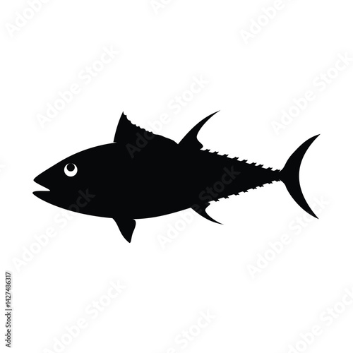 tuna fish vector illustration