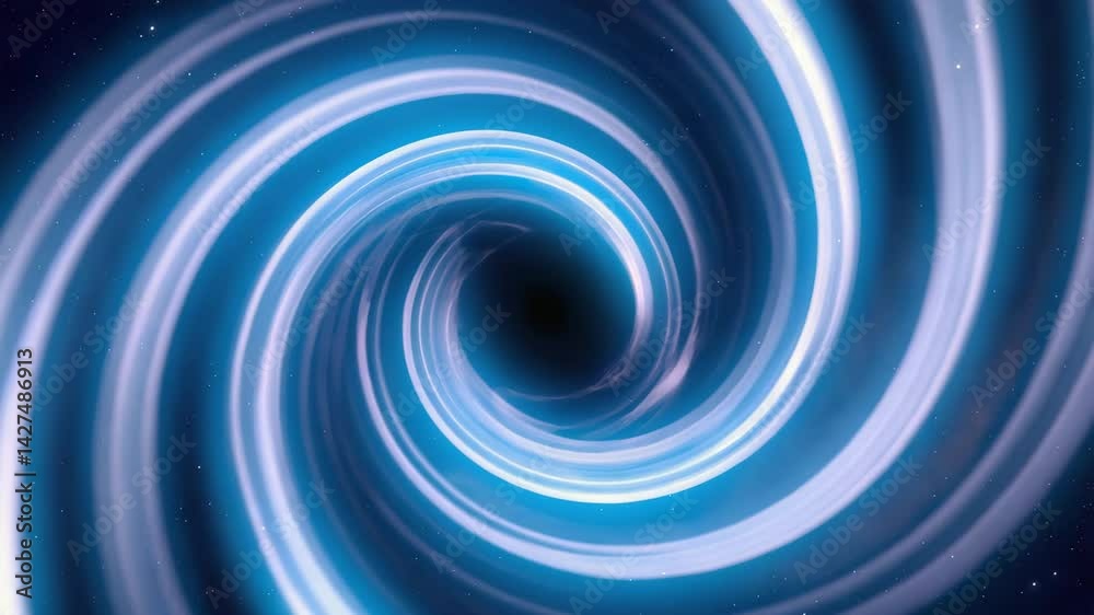 Galactic Pulse: Luminous Blue Circular Flow