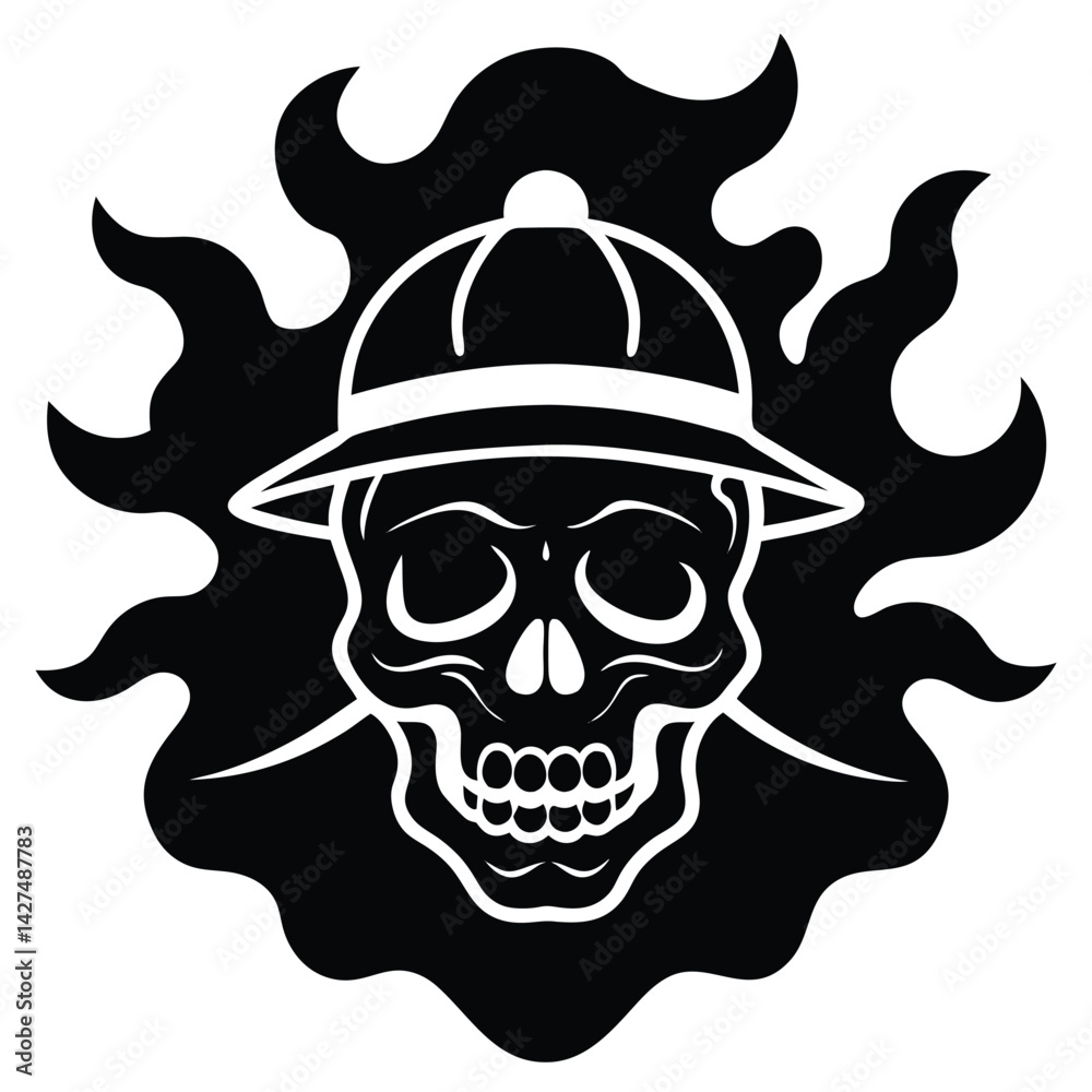 Detailed Black and White Illustration Featuring Detailed Black and White Illustration Featuring