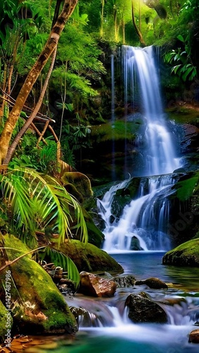 waterfall in the forest