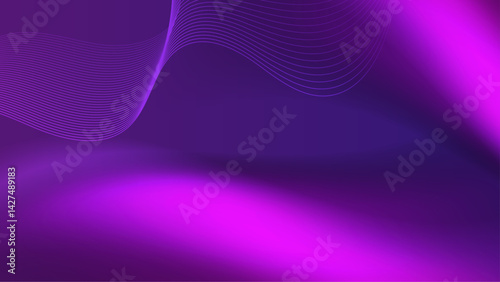 Purple abstract gradient suitable for backgrounds, web design, digital art, and print media. Features thin lines for modern aesthetic.
