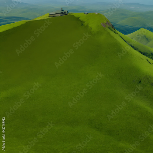 golf course green field