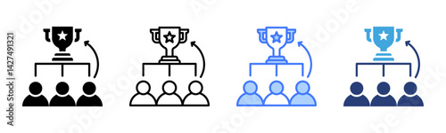 Succession icon sheet multiple style collection