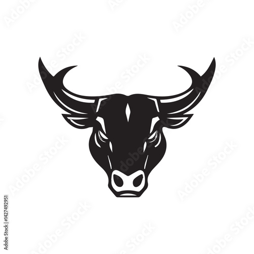 Bull Logo Vector Image Graphic