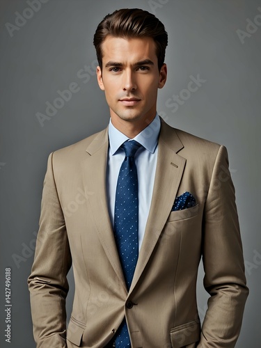 Portrait of a handsome male businessman 