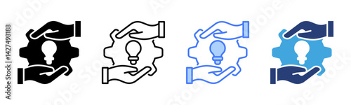 Initiative icon sheet multiple style collection