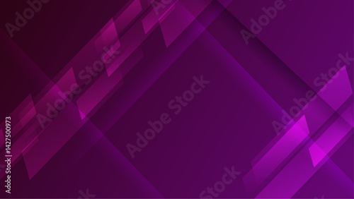 Purple geometric background with shapes and shadows suitable for modern design projects, web banners, social media graphics, and promotional materials.
