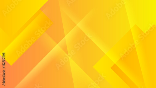 Yellow and orange abstract background with geometric shapes is perfect for graphic design projects, web banners, and social media posts.