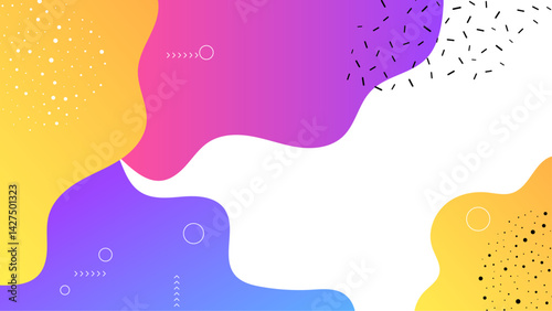 Colorful abstract background suitable for marketing materials, social media posts, web design, and creative projects. Perfect for adding a pop of color.