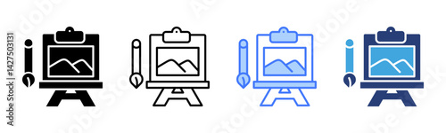 Artwork icon sheet multiple style collection