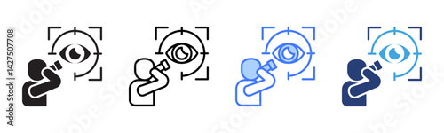 Vision icon sheet multiple style collection