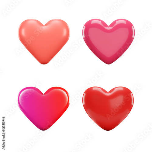 Charming Heart Shapes